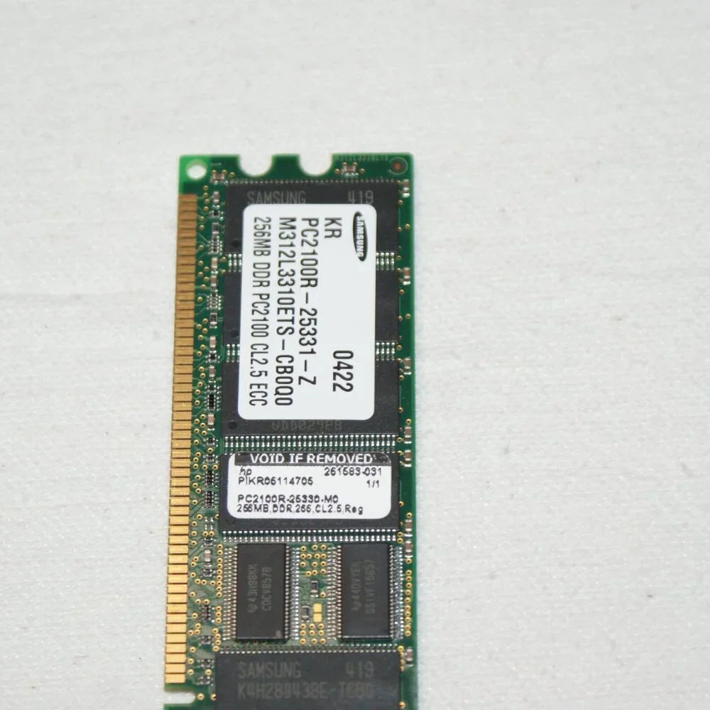 LAST CHANCE!  RAM DDR PC2100R 512 MB